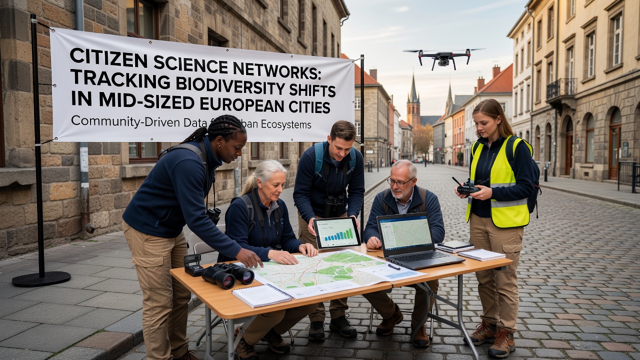 Tracking Biodiversity Shifts Through Volunteer Networks in Mid-Sized European Cities