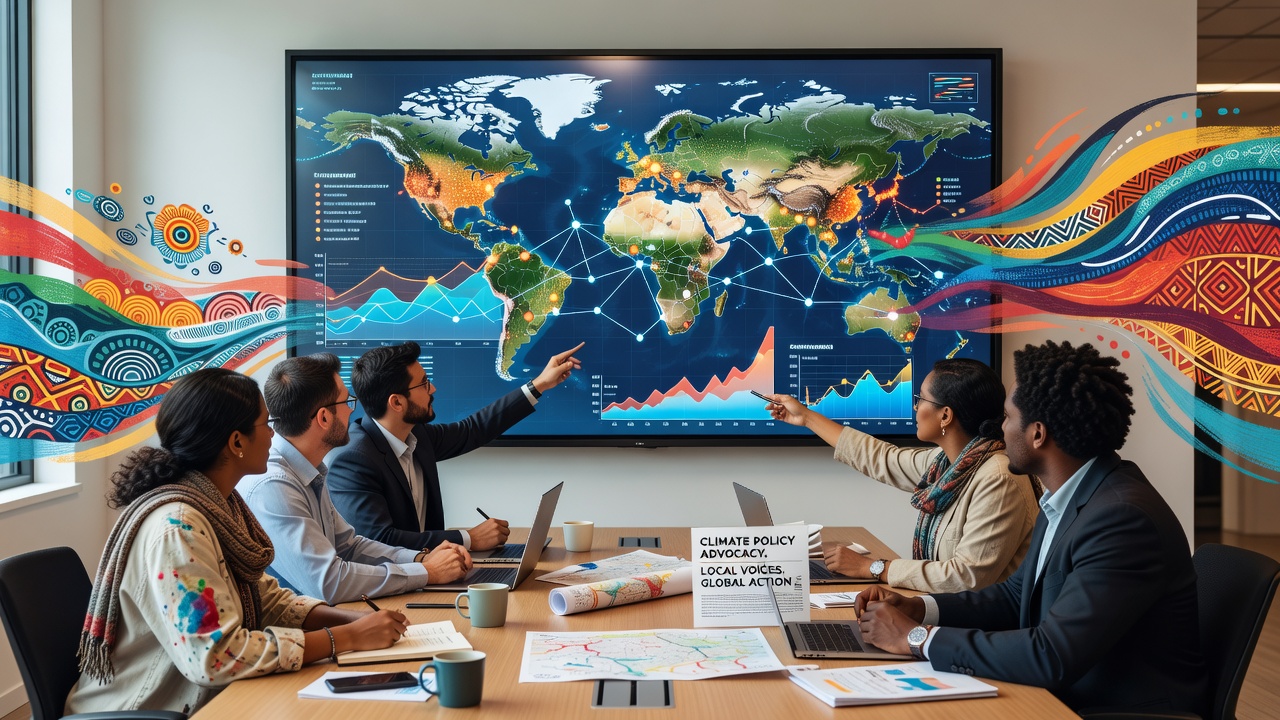 Mapping Climate Insights Through Local Artistic Voices in Advocacy Efforts